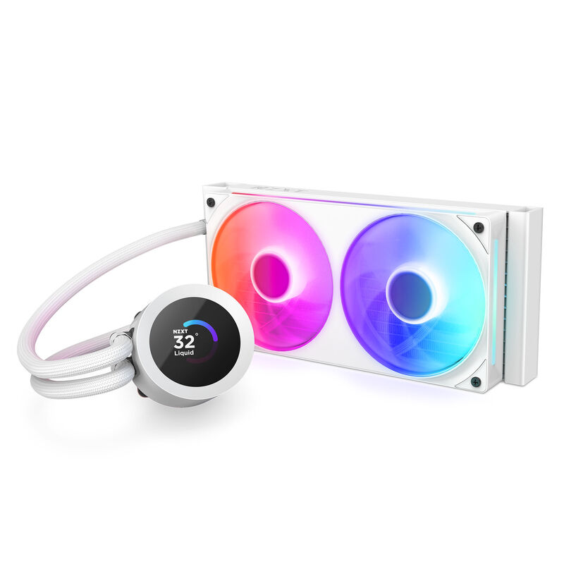NZXT Kraken Plus 240 RGB AIO vannkjøling 240 mm LCD svart - NZXT