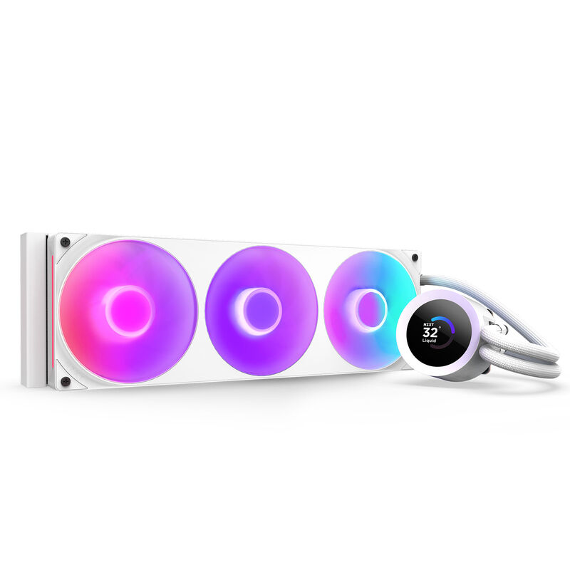 NZXT Kraken Plus 360 RGB AIO vannkjøling LCD 360 mm svart - NZXT