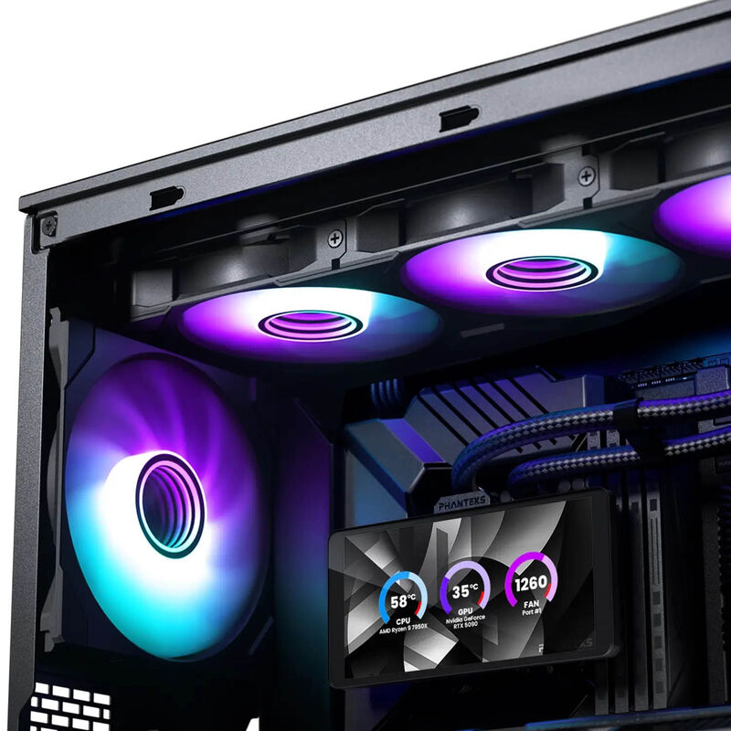 Phanteks Glacier One 360M25 LCD AIO vannkjøling 360 mm - Phanteks