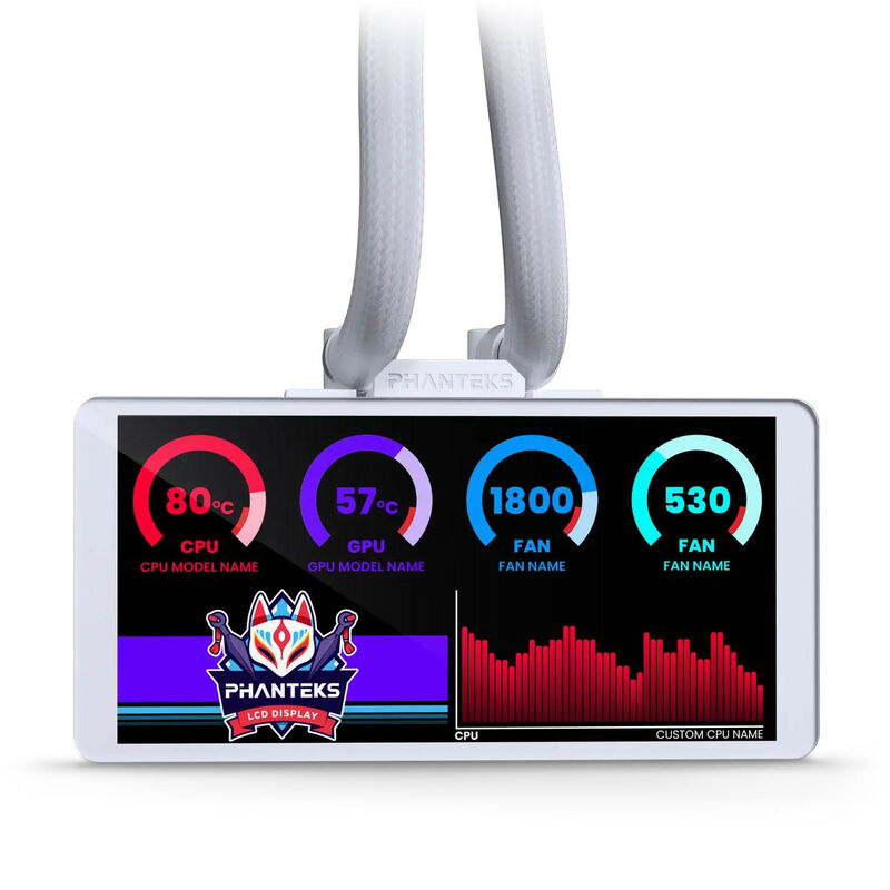 Phanteks Glacier One 360M25 LCD AIO vannkjøling 360 mm - Phanteks