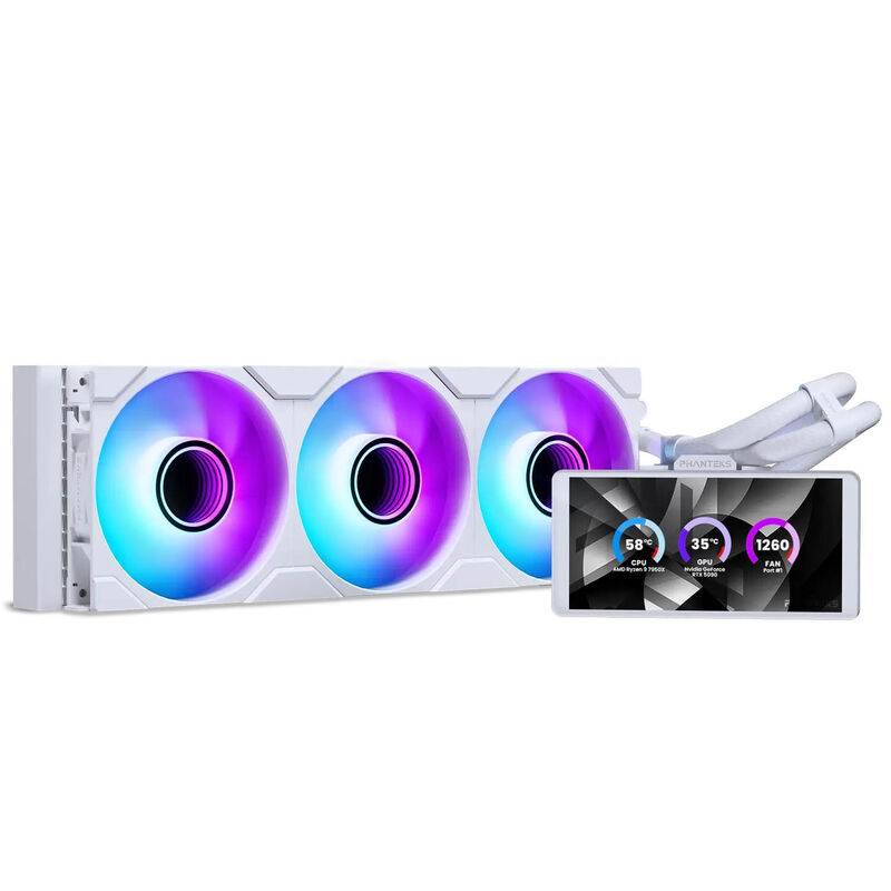 Phanteks Glacier One 360M25 LCD AIO vannkjøling 360 mm - Phanteks