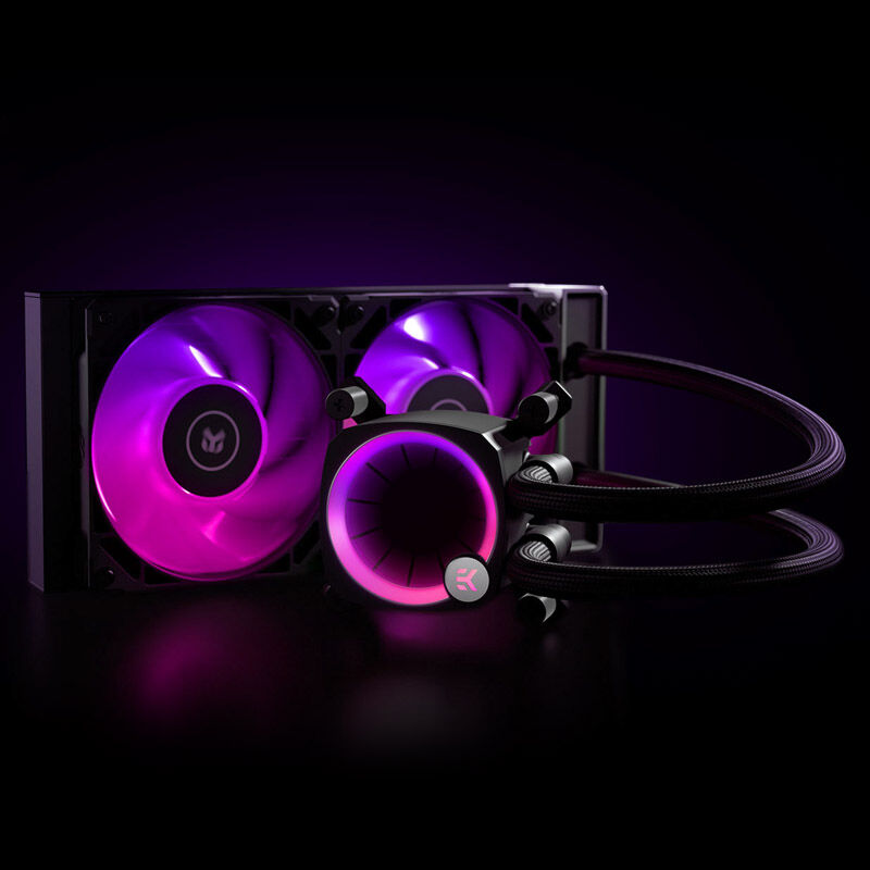EK Water Blocks Nucleus AIO CR240 Lux D-RGB vannkjøling - EK Water Blocks
