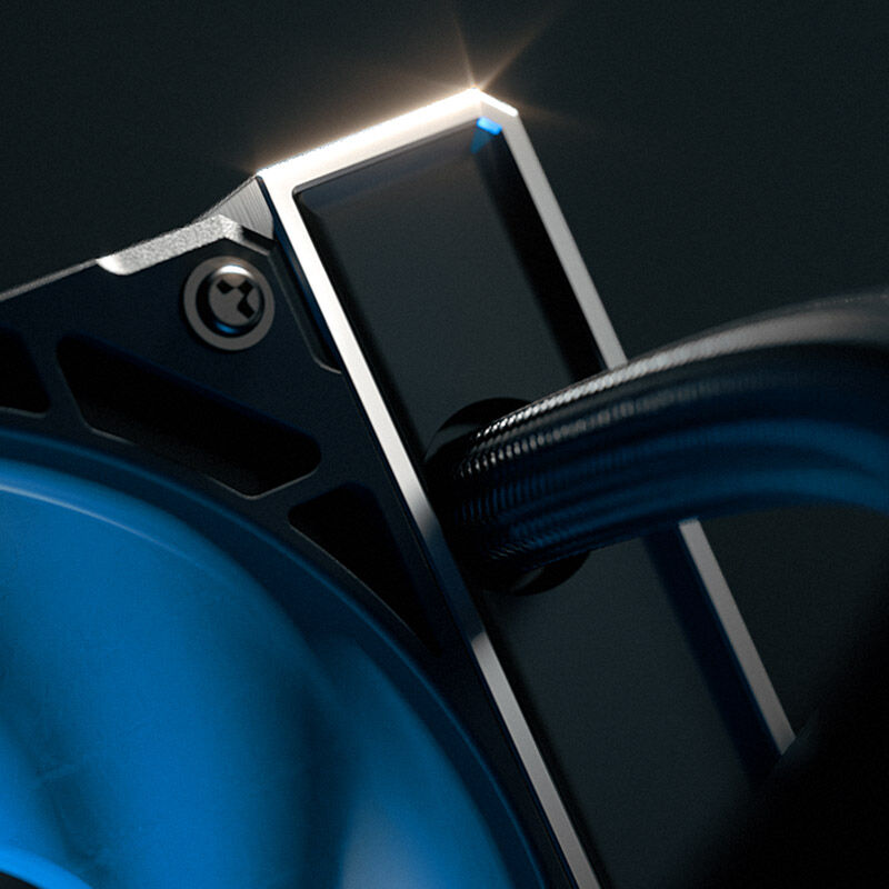 EK Water Blocks Nucleus AIO CR240 Lux D-RGB vannkjøling - EK Water Blocks