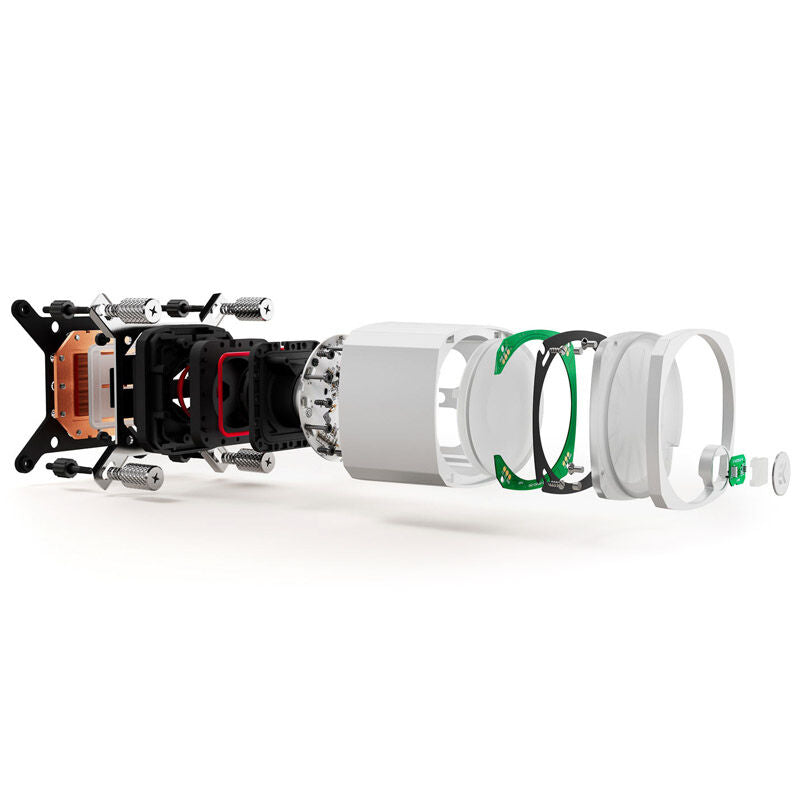 EK Water Blocks Nucleus AIO CR240 Lux D-RGB vannkjøling - EK Water Blocks