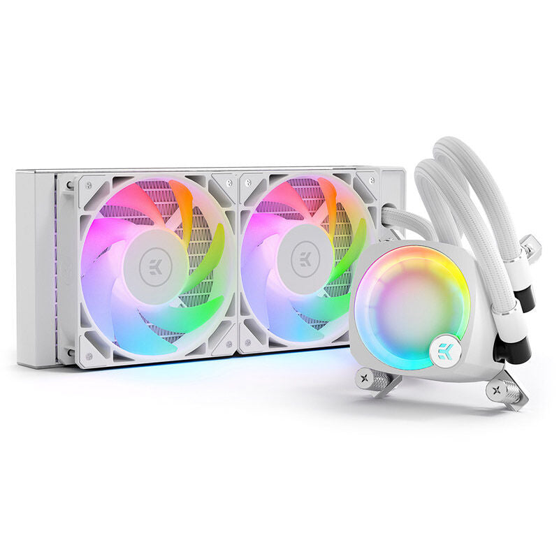 EK Water Blocks Nucleus AIO CR240 Lux D-RGB vannkjøling - EK Water Blocks