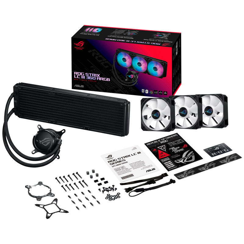 ASUS ROG Strix LC III 360 ARGB AIO vannkjøling svart - ASUS