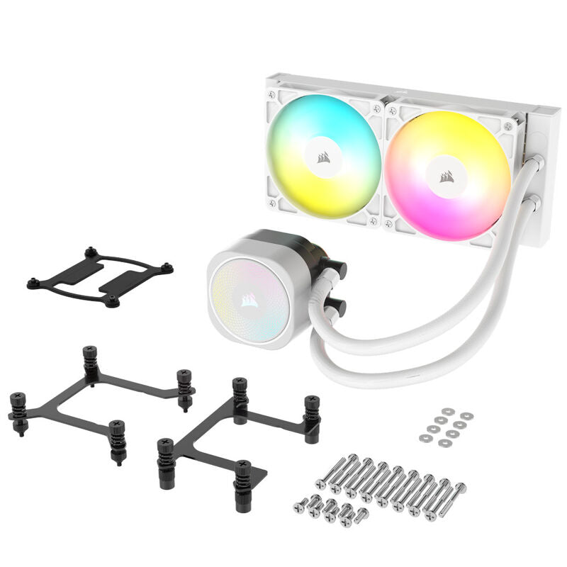 Corsair Nautilus RS 240 ARGB AIO vannkjøling 240 mm hvit - Corsair