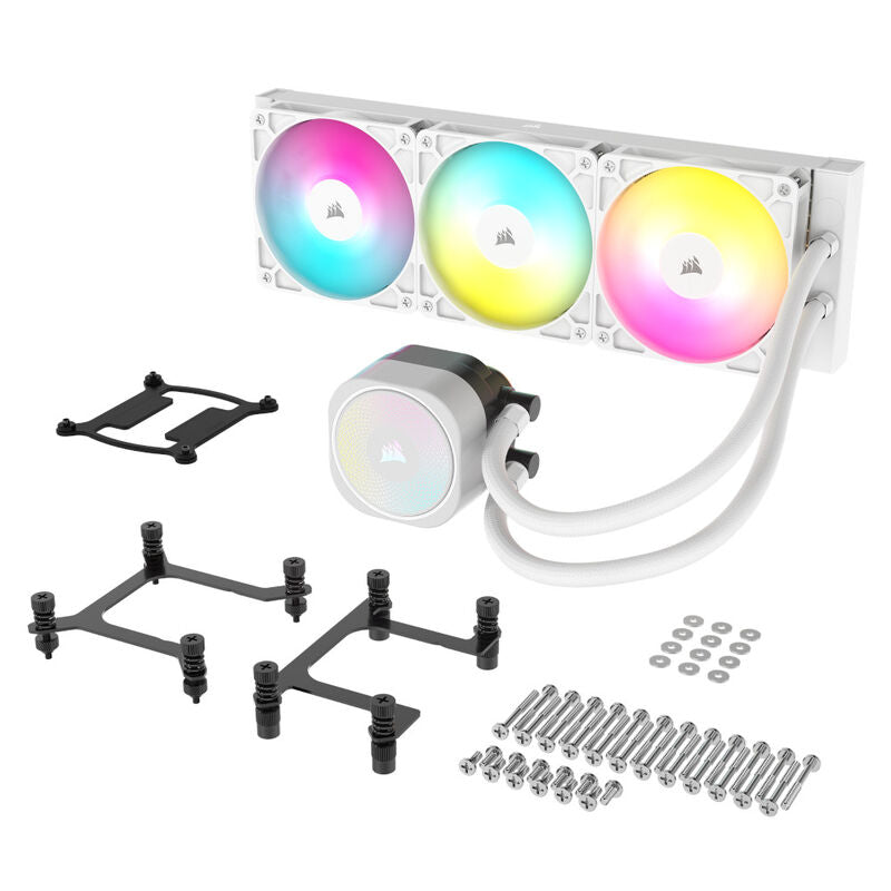 Corsair Nautilus RS 360 ARGB AIO vannkjøling 360 mm hvit - Corsair