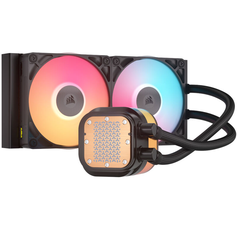 Corsair iCUE LINK Titan 240 RX LCD AIO vannkjøling RGB hvit - Corsair