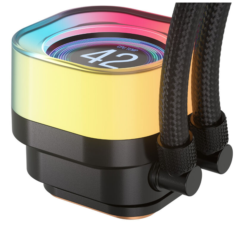 Corsair iCUE LINK Titan 360 RX LCD AIO vannkjøling RGB hvit - Corsair