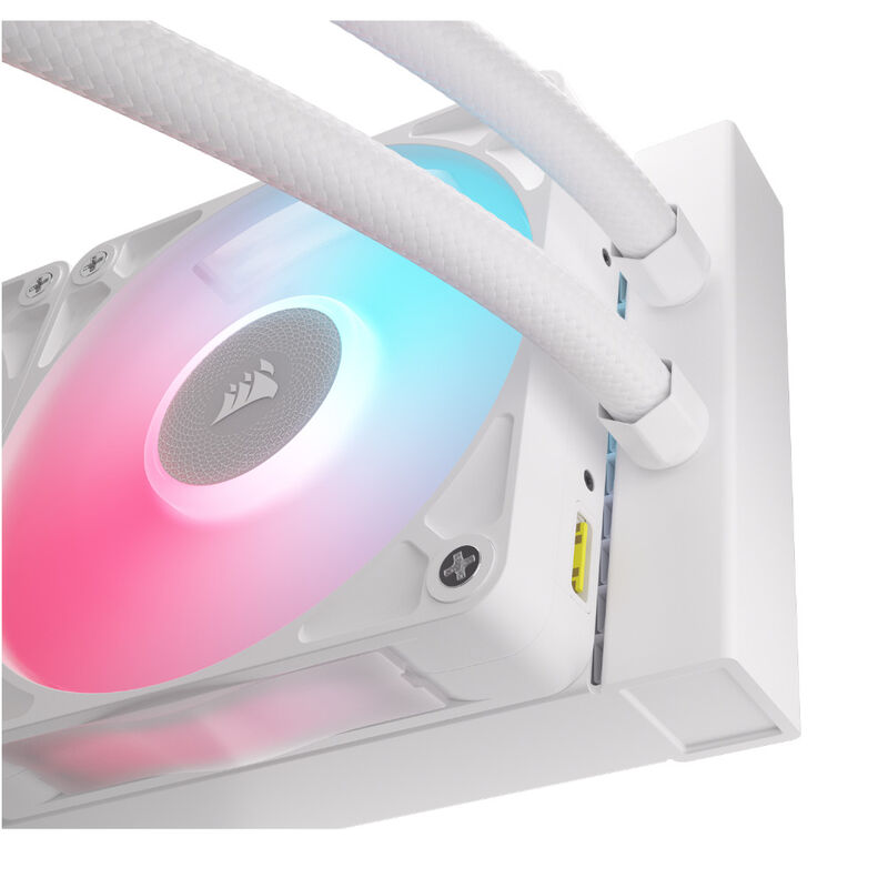 Corsair iCUE LINK Titan 360 RX LCD AIO vannkjøling RGB hvit - Corsair