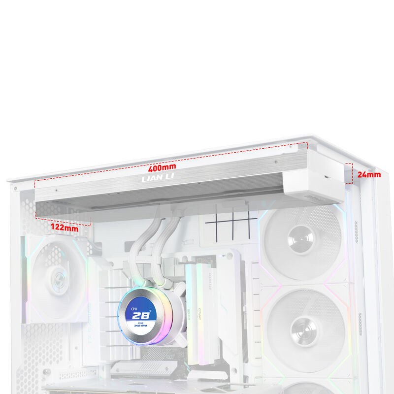 Lian Li HYDROSHIFT II LCD-C 360N Fanless ARGB AIO vannkjøling - Lian Li