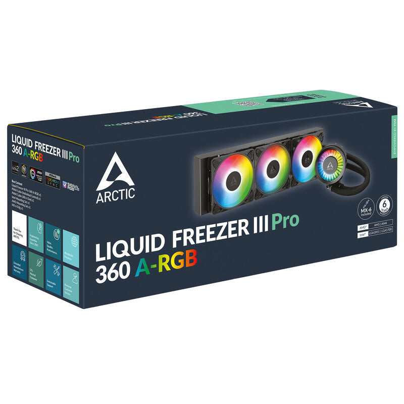 Arctic Liquid Freezer III Pro 360 ARGB AIO vannkjøling 360 mm - Arctic