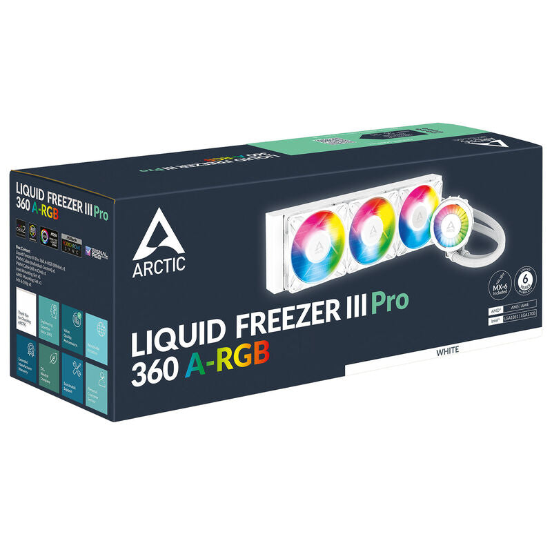 Arctic Liquid Freezer III Pro 360 ARGB AIO vannkjøling 360 mm - Arctic