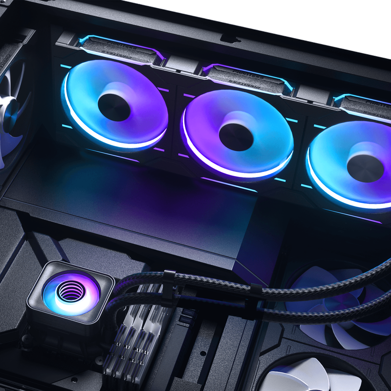 PHANTEKS Glacier One 420D30 X2 DRGB AIO vannkjøling 420 mm - PHANTEKS