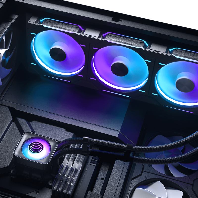 PHANTEKS Glacier One 420D30 X2 DRGB AIO vannkjøling 420 mm - PHANTEKS