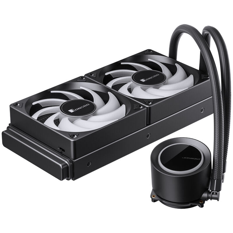 Jonsbo TG-240 AIO vannkjøling 240 mm ARGB hvit - Jonsbo
