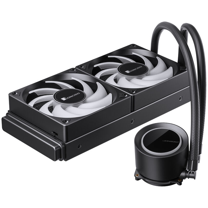 Jonsbo TG-240 AIO vannkjøling 240 mm ARGB hvit - Jonsbo