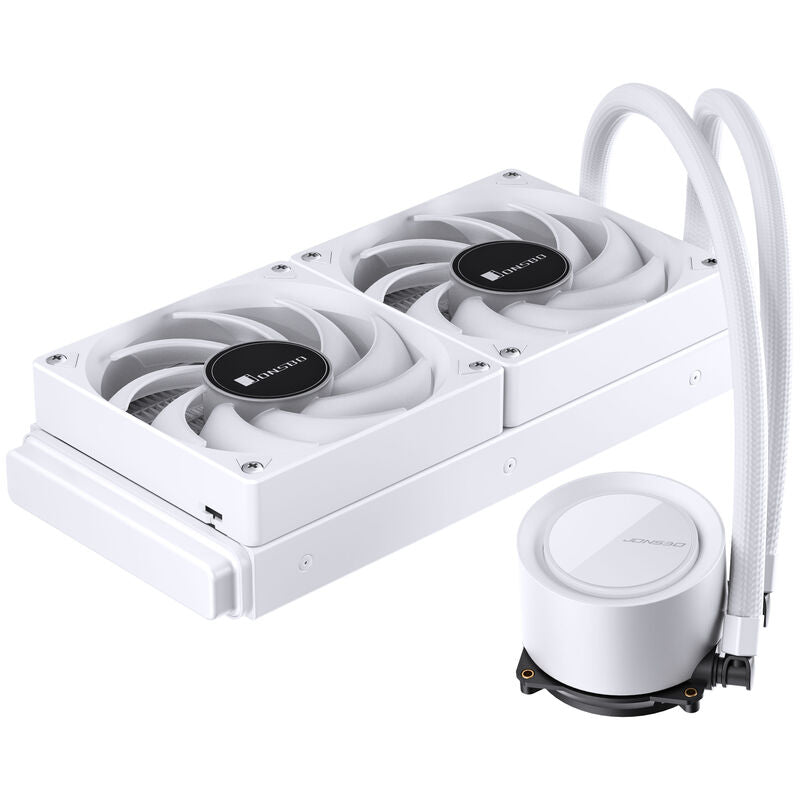 Jonsbo TG-240 AIO vannkjøling 240 mm ARGB hvit - Jonsbo