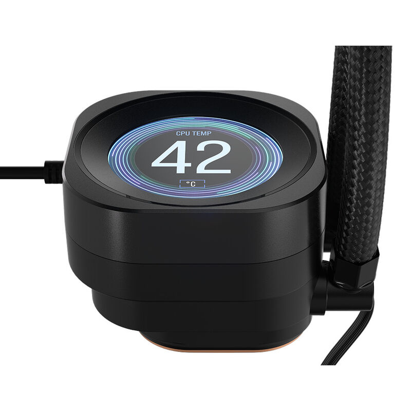Corsair Nautilus RS 240 LCD ARGB AIO vannkjøling 240 mm hvit - Corsair