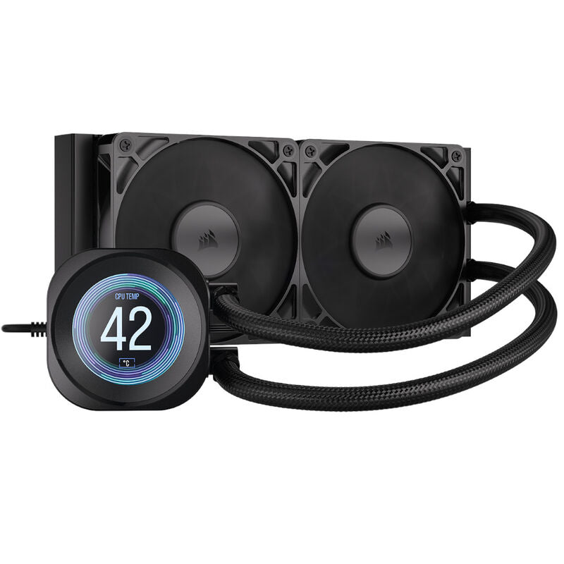Corsair Nautilus RS 240 LCD ARGB AIO vannkjøling 240 mm hvit - Corsair