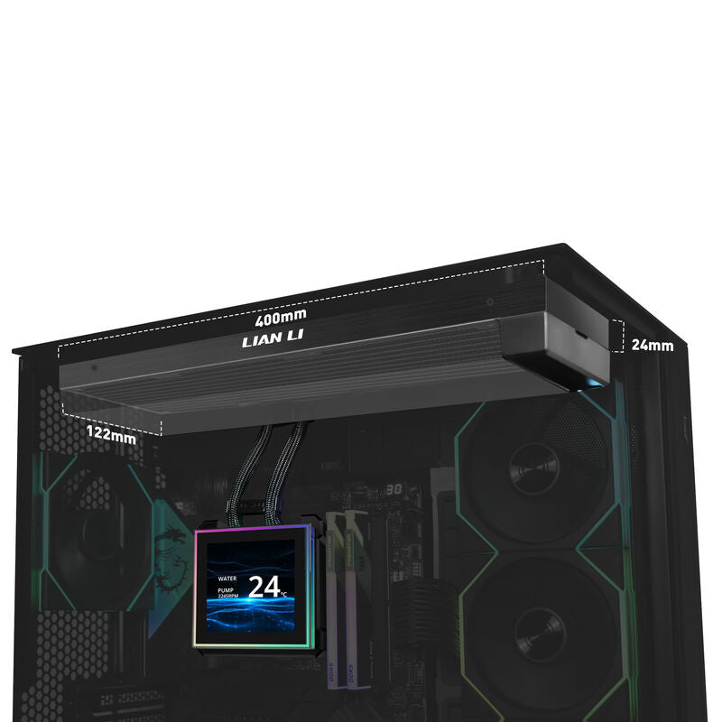 Lian Li HydroShift II LCD-S 360N AIO vannkjøling uten vifter - Lian Li