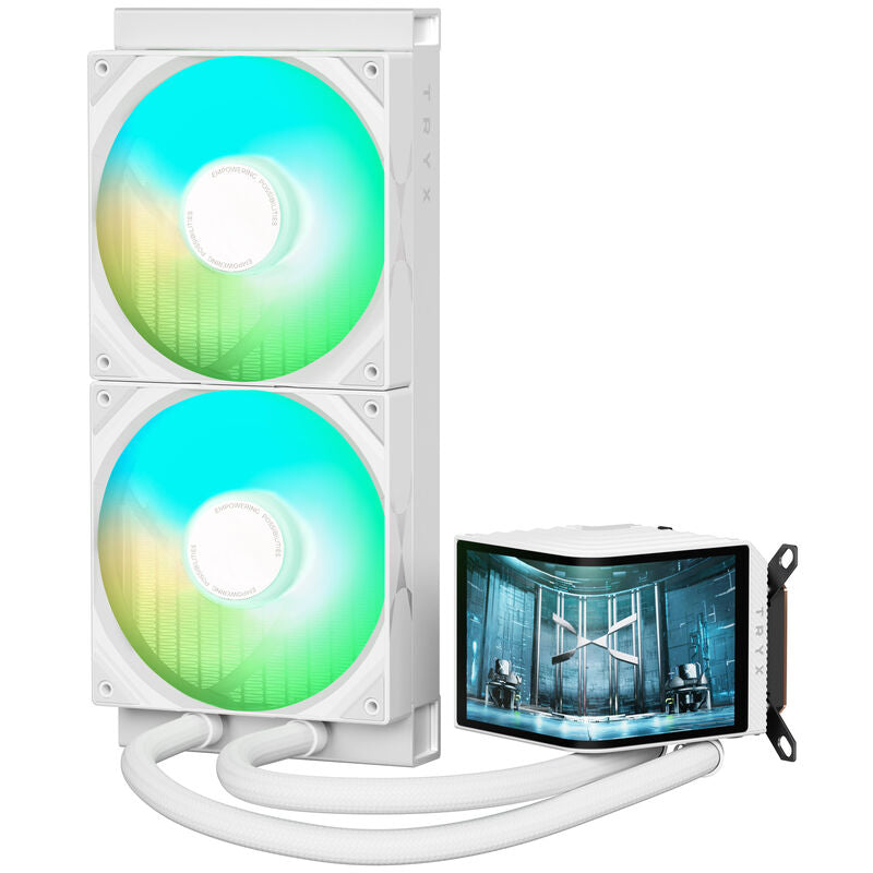 TRYX PANORAMA ARGB 280 AIO vannkjøling 3D AMOLED svart - TRYX