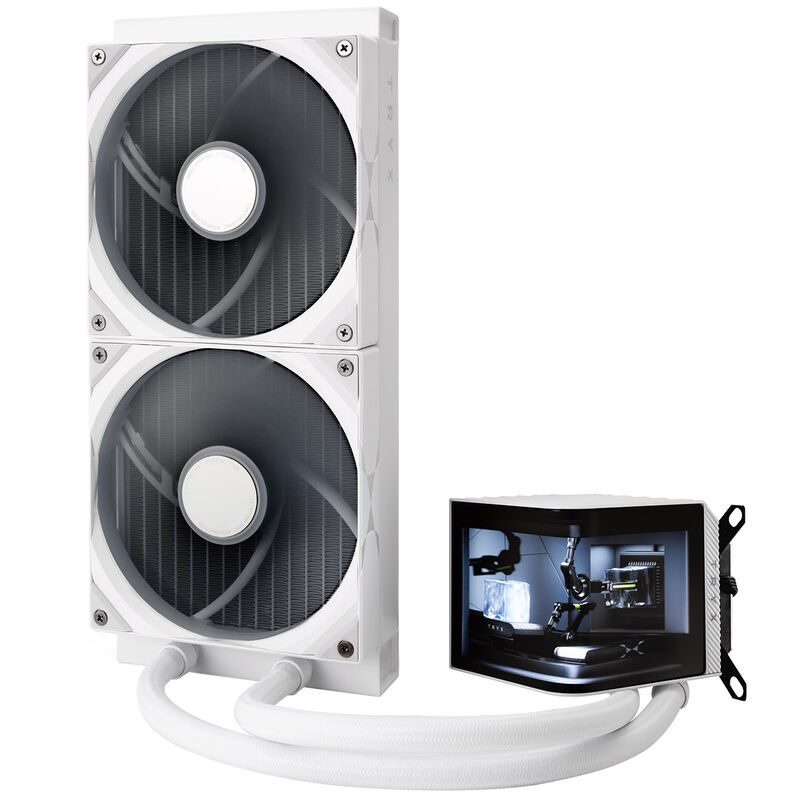 TRYX PANORAMA 280 AIO vannkjøling 3D AMOLED-display 280 mm - TRYX