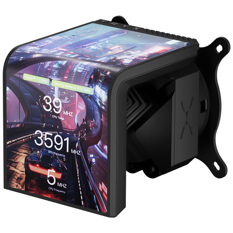 TRYX PANORAMA SE ARGB 240 AIO vannkjøling 3D AMOLED 240 mm - TRYX