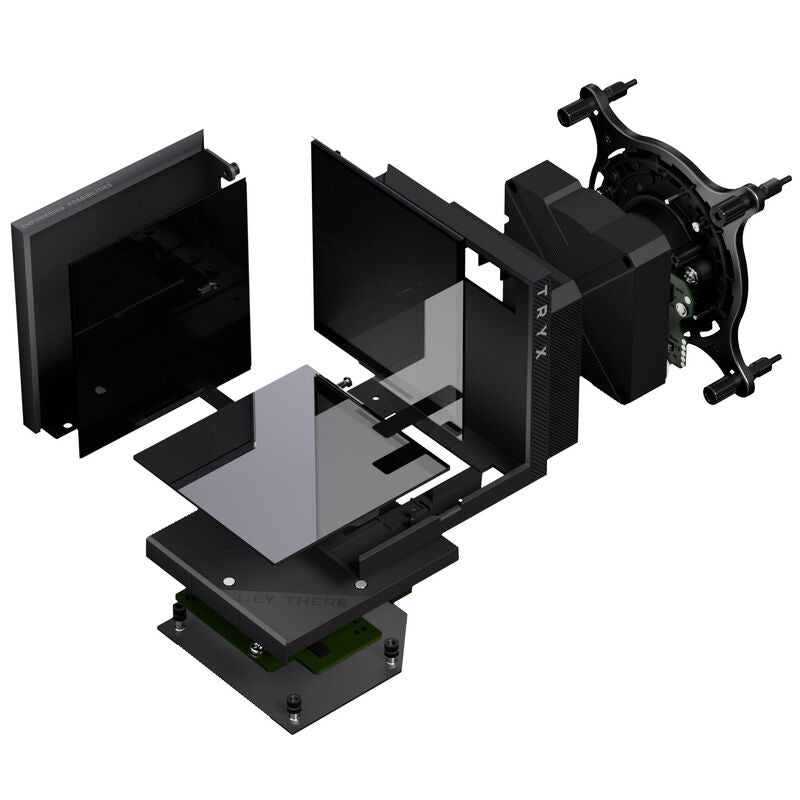 TRYX STAGE ARGB 360 AIO vannkjøling Dual-IPS-display svart - TRYX