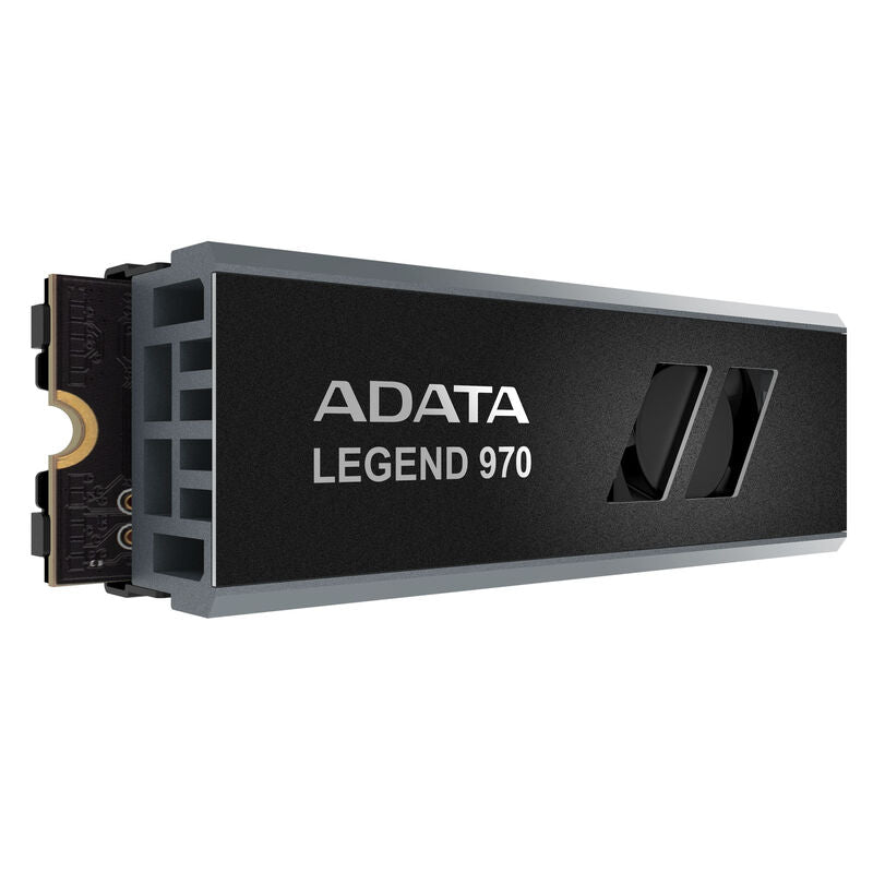 Nærbilde av ADATA LEGEND 970 PRO NVMe SSD 1 TB PCIe 5.0 med kjøleribbe