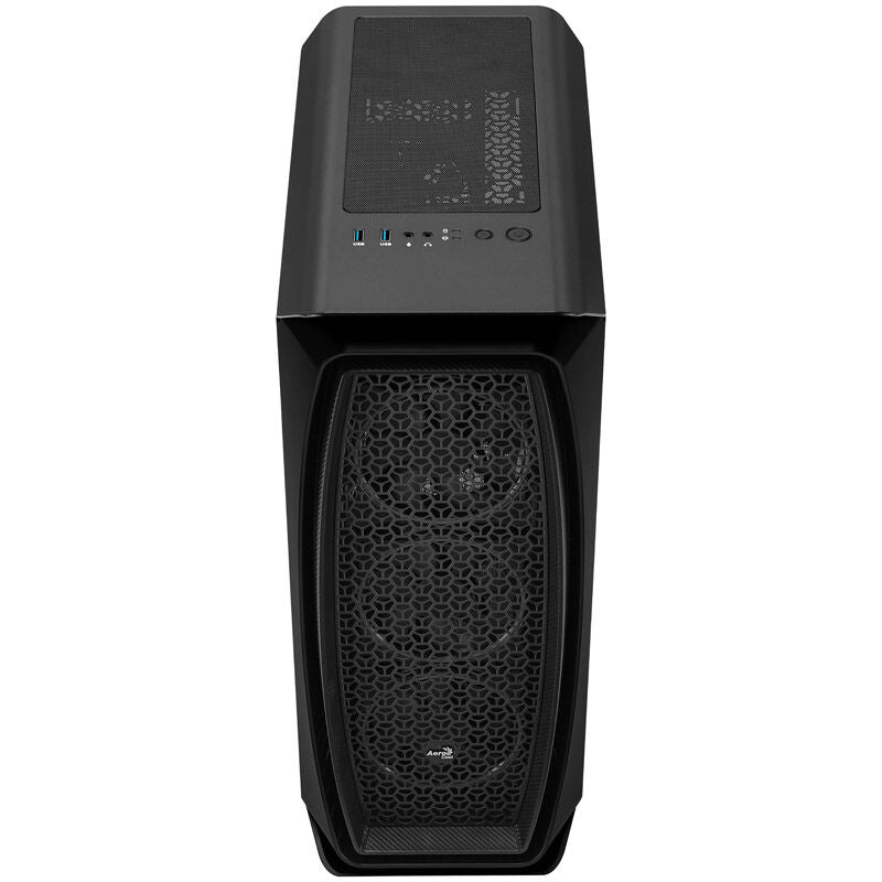 Montert Aerocool Aero One Eclipse kabinett med RGB-belysning