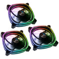 Aerocool Astro 12 Pro ARGB vifte 3-pakning forfra