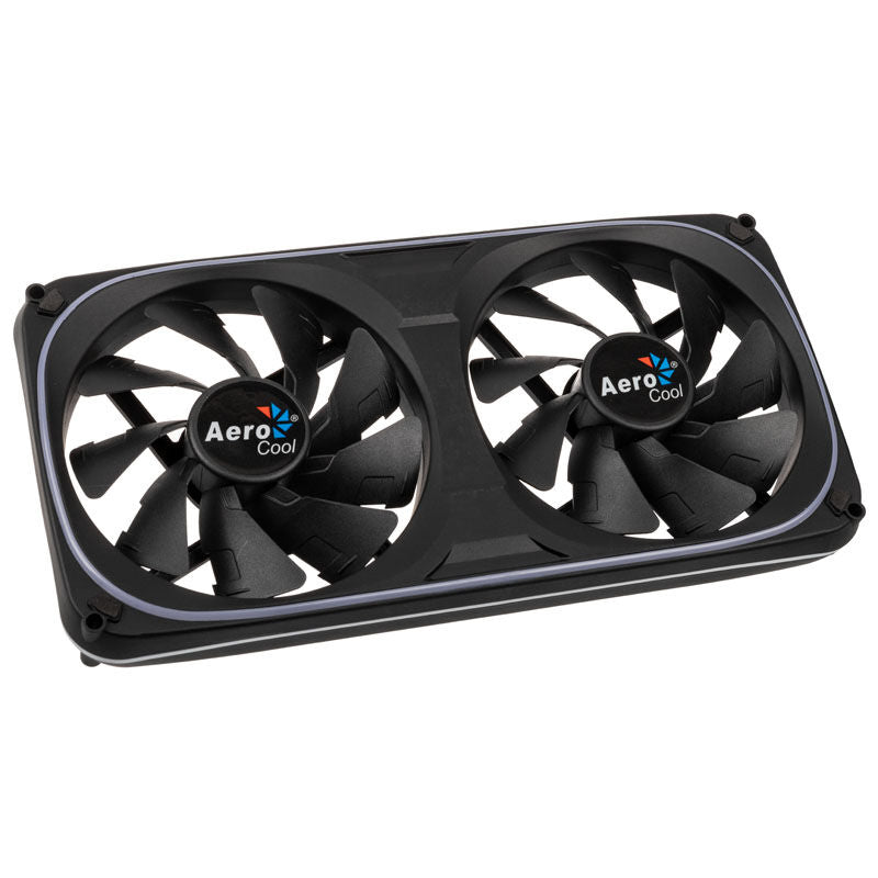 Aerocool Astro 24 Dual ARGB vifte 240 mm svart bakside
