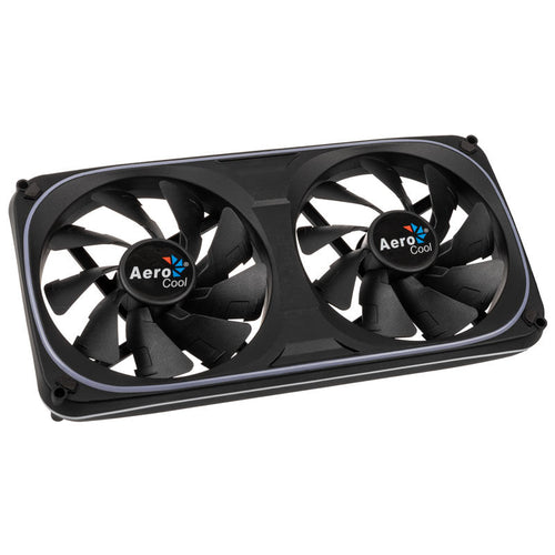 Aerocool Astro 24 Dual ARGB vifte 240 mm svart bakside