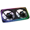 Aerocool Astro 24 Dual ARGB vifte 240 mm svart forfra