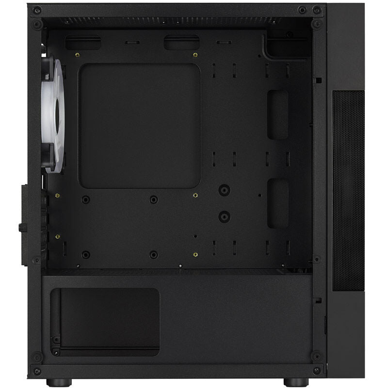 Aerocool Atomic Lite v2 kabinett minitårn Micro-ATX RGB svart med åpent sidepanel