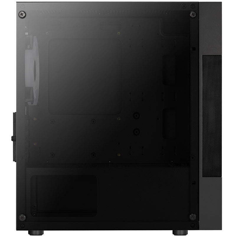 Aerocool Atomic Lite v2 kabinett minitårn Micro-ATX RGB svart med RGB-vifter