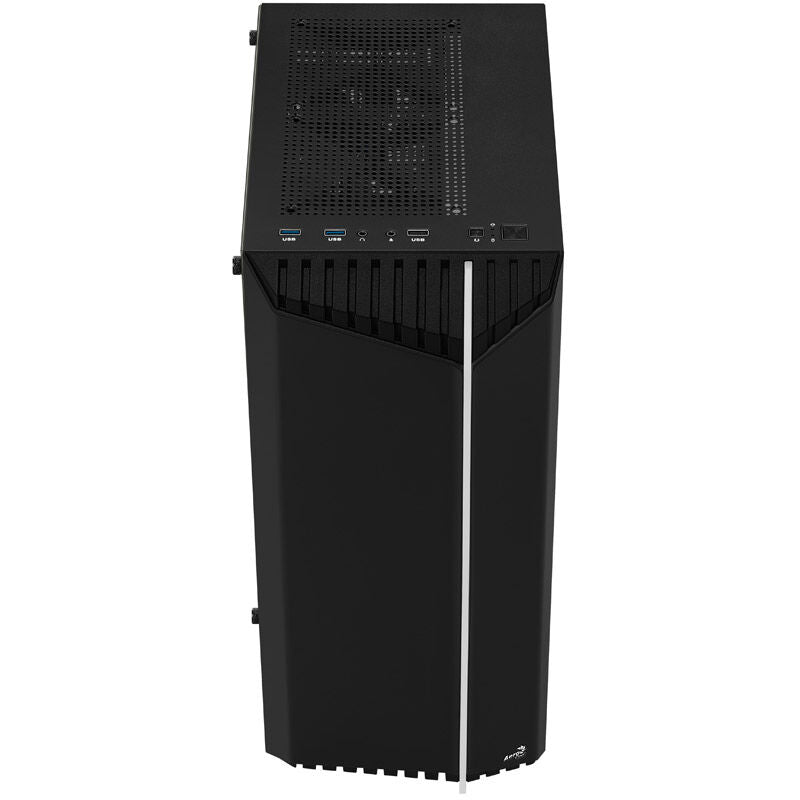 Aerocool Bionic v1 kabinett montert med komponenter