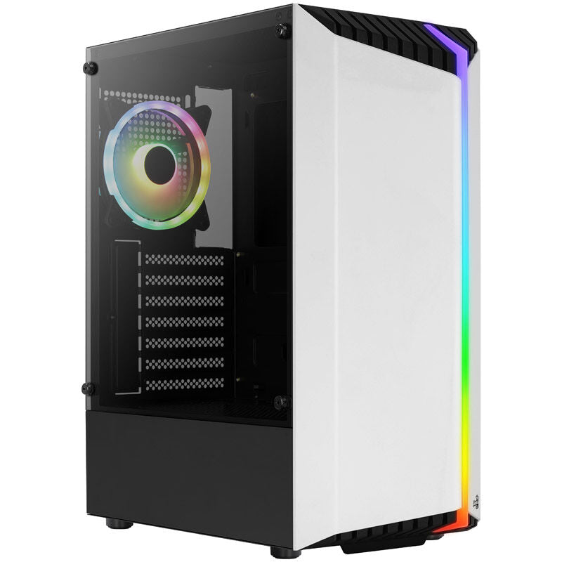 Aerocool Bionic v2 kabinett sett ovenfra med I/O-panel