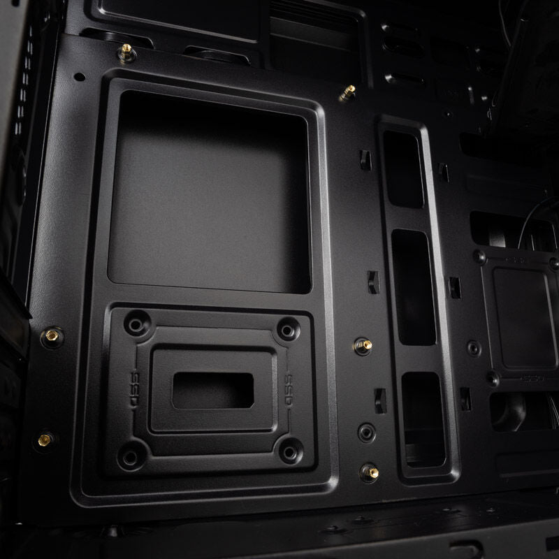 Aerocool CS-105 Cosmo kabinett minitårn RGB svart med lukket sidepanel