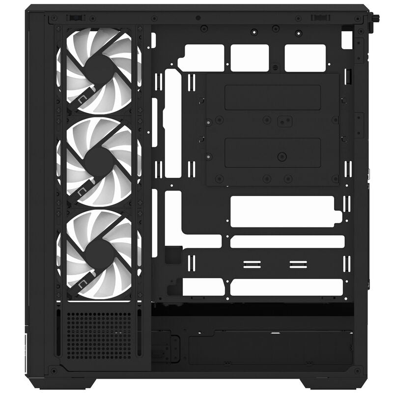 Oversikt over innvendig layout i Aerocool P500B kabinett