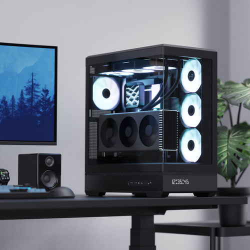 Aerocool P500B kabinett sidepanel i herdet glass