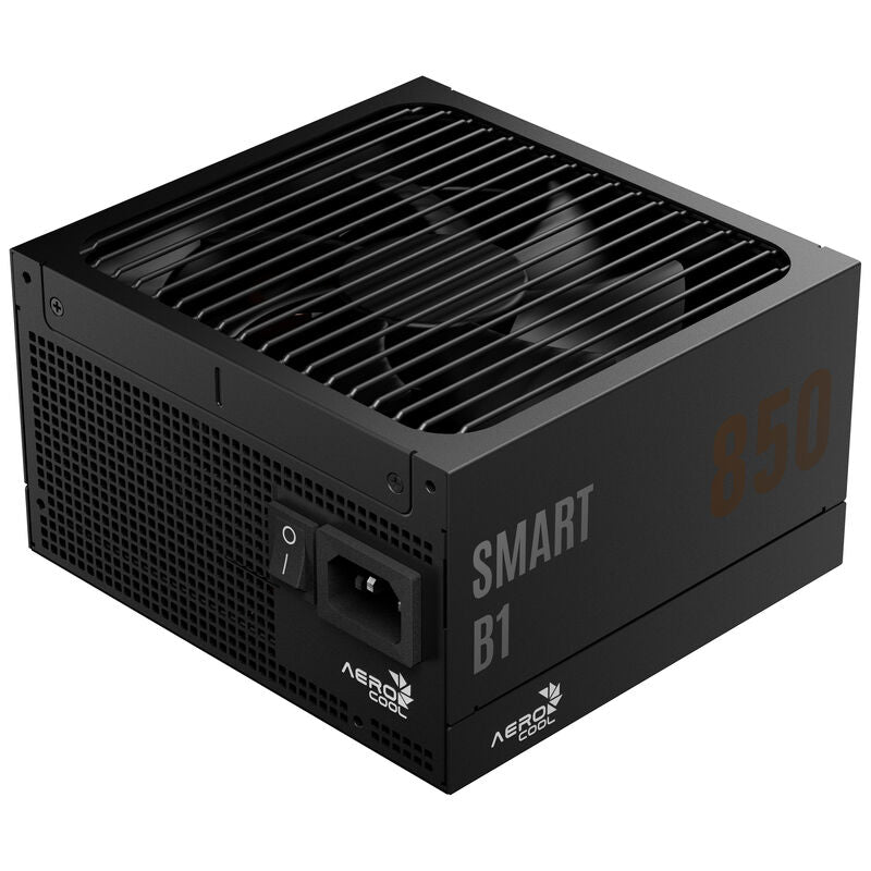 AeroCool Smart B1 strømforsyning 750 W 80 PLUS Bronze ATX 3.1 svart forfra