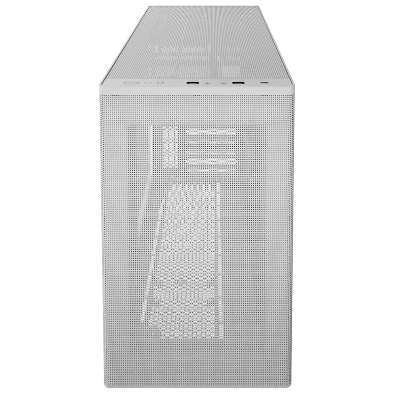 Aerocool Stormfront Mini minitårn kabinett mATX herdet glass hvit bakside