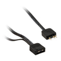 Akasa Addressable RGB LED splitterkabel 3-pin 12 cm forfra
