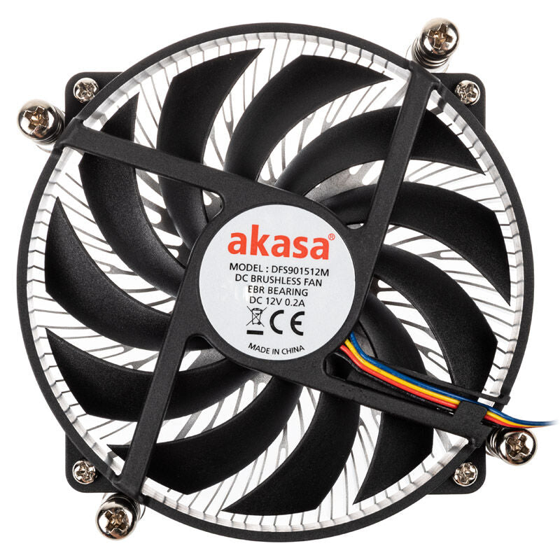 Detalj av Akasa AK-CC6308EP01 Low Profile CPU-kjøler 92 mm PWM