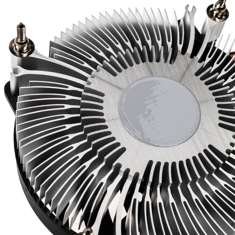 Nærbilde av vifte Akasa AK-CC6308EP01 Low Profile CPU-kjøler 92 mm PWM