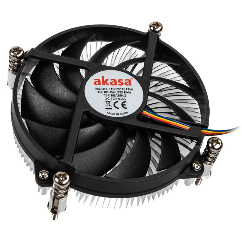 Akasa AK-CC6308EP01 Low Profile CPU-kjøler 92 mm PWM forfra