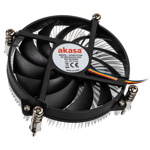 Akasa AK-CC6308EP01 Low Profile CPU-kjøler 92 mm PWM forfra